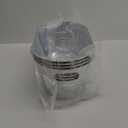 4PCS 3 Gallon Galvanized Tub, Beverage Tub, Ice Buckets for Parties With Carry Handles, Drink Buckets for Parties, Beverage Tubs for Parties, Mimosa Bar Supplies, Large, Silver