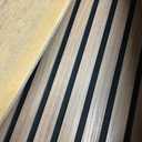 Art3d 12" x 24" Acoustic Wood Slat Wall Panel, 20pcs, 40 sq.ft, Deep Walnut