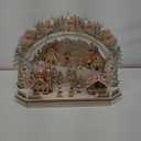 15-inch Battery-Operated Led Village Tablepiece 18" Multi Color