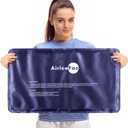 AiricePac Extra Large Gel Flexible Back Ice Packs for Injuries Reusable, 11”x 20” Cold Pack Wrap for Knee Leg Neck Shoulder Hip Back Pain Relief, Cold Compress Therapy for Swelling, Bruises, Surgery
