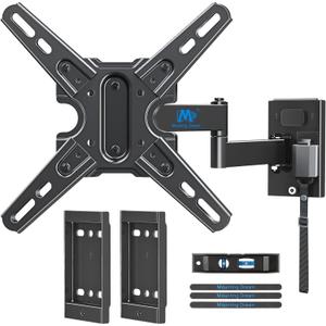 Mounting Dream UL Listed Lockable RV TV Mount for Most 13-43 inch TV, RV Mount for Camper Trailer Motor Home, Full Motion TV Wall Mount Quick Release with Dual Wall Plates, VESA 200mm, 22 lbs, MD2212
