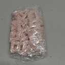 WILLBOND 52 Pieces Self Adhesive Pearl Rhinestone Letter Patches A-Z Bling Rhinestone Letter Stickers Glitter Alphabet Appliques Sticker for DIY Clothes Bags Hats Phone Backpacks(Pink)