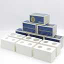 Boen 600PCS Coin Flips in 6 Sizes Cardboard Coin Holders for Colletors 2x2 inch Coin Cardboard Coin Flips for Coin Collection (Coin Flips 6-600pcs)