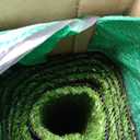 Artificial Grass Rug 4FTx6FT(24 Square FT) Fake Grass Pet Dog Mat Pad with Drain Holes Realistic Indoor Outdoor Astroturf Garden Lawn Landscape Patio Synthetic Turf Mat Thick Faux Grass