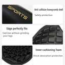 ZMD Soccer Shin Guards, Shin Pads Set for Men Women Youth Protective Soccer Equipment for Football Outdoor Games