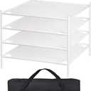 Stackable Laundry Drying Rack, Herb Drying Rack Sweater Drying Rack Mesh Clothes Drying Rack, 4-Layer