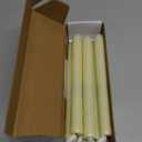 Homemory 6 Pcs Flameless Taper Candles with Remote, Timer, Dimmer, Ivory Battery Operated CandleSticks with Flickering Light, Plastic Led Window Candles, 9.6 Inches for Halloween Christmas Decoration