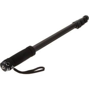 67-Inch Portable Monopod for Video Cameras with Carrying Case, Extendable, Rubber Foot, Black