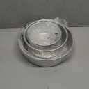 HomeMall Round Cake Pan Set of 3 (6 x 3 inch/8 x 3 inch/10 x 3 inch), Aluminum Baking Pans for Layer Cakes, Heavy Duty Non-Stick, Evenly Baking Tools for Home Kitchen, Birthday Wedding Anniversary