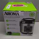 AROMA Digital Rice Cooker, 4-Cup (Uncooked) / 8-Cup (Cooked), Steamer, Grain Cooker, Multicooker, 2 Qt, Stainless Steel Exterior, ARC-914SBD