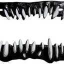 Creature Teeth License Plate Frame  3D Horror Shark Car Accessories, Funny License Plate Frames for Cars Trucks SUV, Durable PVC Cool Goth Style Automotive Decor