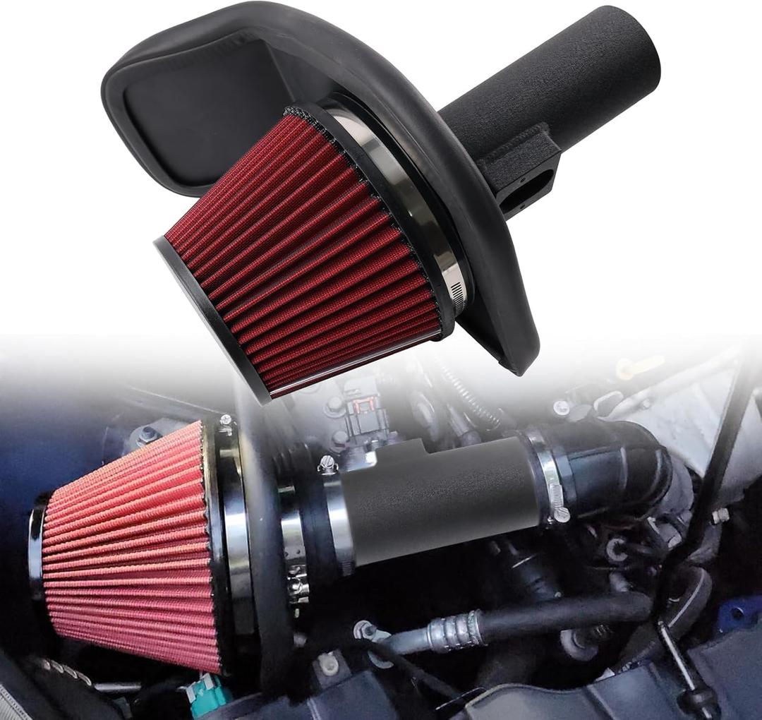 Cold Air Intake Fit for 2011-2015 Chevrolet Cruze with 1.4L Turbo Engine (Fits Manual & Automatic Transmission), Heat-Resistant Aluminum Pipe, High-Flow Filter