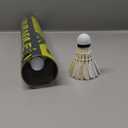 EAGLES Goose Feather Badminton Birdies Feather Bedminton Shuttlecocks- Birdie Ball for Indoor and Outdoor Matches ~ Highly Stable & Durable Shuttle Balls (Yellow)