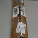 ENJOYBASICS No Drill Curtain Rods for Window 66 to 120 Inches, 5/8 Inch Diameter Renter Friendly Drapery Rod with Adhesive Brackets without Drilling, Adjustable from 27 to 130 Inches, Black