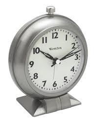 Westclox Classic Baby Ben Alarm Clock for Heavy Sleepers - Authentic 1964 Design, Loud High-Volume White Alarm Clock, Battery Operated, Metal Bezel (Small)