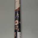 Timeet Peel and Stick Wallpaper Vintage Floral Wallpaper Butterfly Flower Wall Decor Bedroom Self Adhesive Removable Wallpaper 16.14" x196.8" Vinyl Roll (Black/Multicolor)