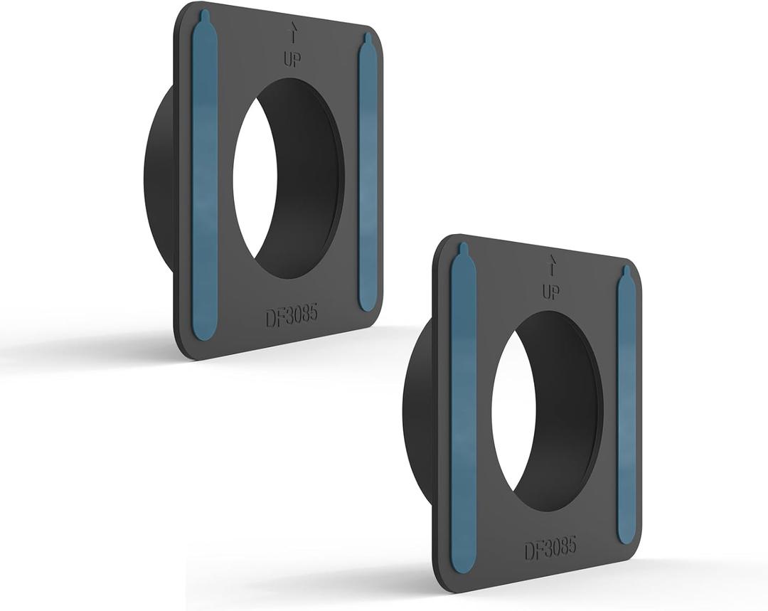 Adhesive Window Mount Bracket for Google Nest Cam Indoor(Wired)-2nd Gen /3rd Gen Camera,No Screws Self-Adhesive Easy Installation Glass Window Mounting (2-PackBlack)