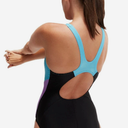 Speedo Womens Colourblock Splice Muscleback Pool Beach Swimsuit Swimwear, Size XXS