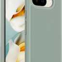 TUDIA for Google Pixel 9a Case (2025) - [MergeGrip] Dual Layer Heavy Duty Slim [Military Grade Drop Tested] Shockproof Protective Pixel 9A Phone Cases - Green Lily