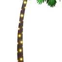 LIGHTSHARE Lighted Palm Tree, Small, Green, 5-Feet (ZLS5FT)