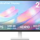 LG 27US500-W Ultrafine Monitor 27-Inch 4K UHD (3840x2160) HDR10 IPS Borderless Design Reader Mode Flicker Safe Switch App HDMI DisplayPort - White