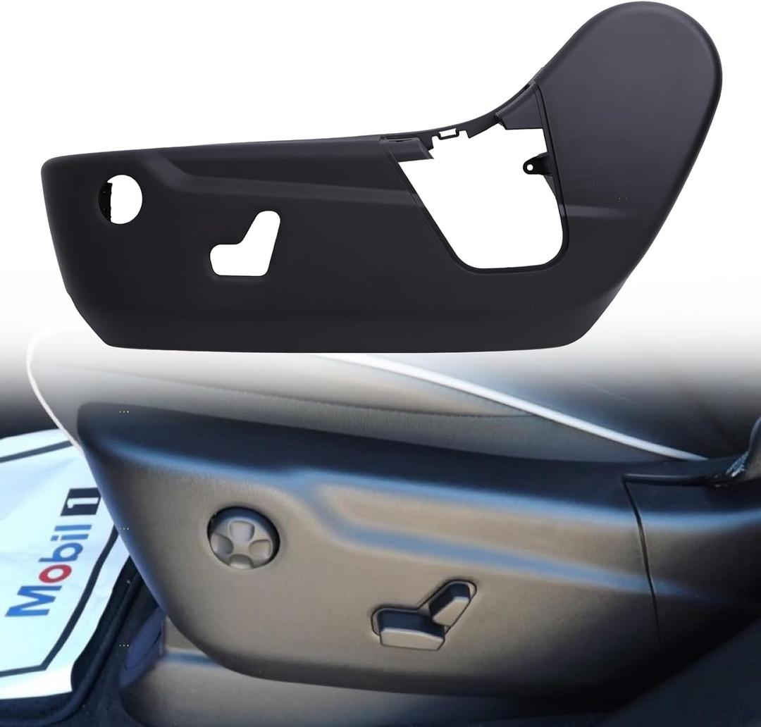 1XN97DX9AA Driver Seat Side Track Cover, Driver Seat Trim Panel Compatible with Jeep Grand Cherokee (20112022), Dodge Durango (20112022) Front Left Seat Cushion Outer Shield Cover 1UN79DX9AA