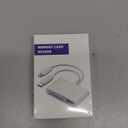 SD Card Reader for iPhone iPad Camera with USB C, Dual Card Slot USB 3.0 Memory Card Reader Supports SD/TF Card Trail Camera Viewer SD Card Adapter Portable Micro SD Card Reader No App Plug and Play (white)