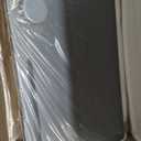 Mobile Standing Desk, Rolling Laptop Cart Adjustable Height with Cup Holder, 28 inch Portable Table with 4 Lockable Wheels, Black Computer Workstation with Hook and Slots for Home Office