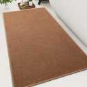 YIHOUSE Bathroom Rugs Mat 24x47, Non Slip Quick Dry Bath Mats for Bathroom Absorbent Ultra Thin Bath Rugs Machine Washable Fit Under Door for Sink, Cabinet, Laundry (Orange, 24"x47")