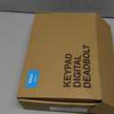 Veise Fingerprint Door Lock Set, Keyless Entry Door Lock, Front Handle Set, Electronic Keypad Deadbolt with Lever Handle, 2 Keys, Auto-Locking, One-time Codes, Easy to Install, Satin Nickel