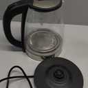 Electric Kettle Glass 2L, 1500W Fast Boiling Hot Water Boiler with Auto Shut-Off, LED Light, BPA-Free, Borosilicate Glass, Stainless Steel Interior, Wide Opening, Cordless Tea Kettle