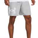 Under Armour Men's Woven Graphic Shorts (Medium, (011) Mod Gray / / White)