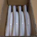 GBHOME Ceramic Dinnerware Sets for 4, 12 Pieces Stoneware Plates and Bowls Sets, Scratch Resistant Dishes, Dishwasher & Microwave Safe, Reactive Glaze-White