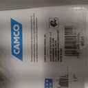 Camco Camper/RV Large Stabilizer Jack Pads - Features Interlocking Design & Handy Strap for RV Storage - Built-in Handle - Use with RV Leveling System, RV Levels & More - 14” x 12”, 2-Pk (44541)