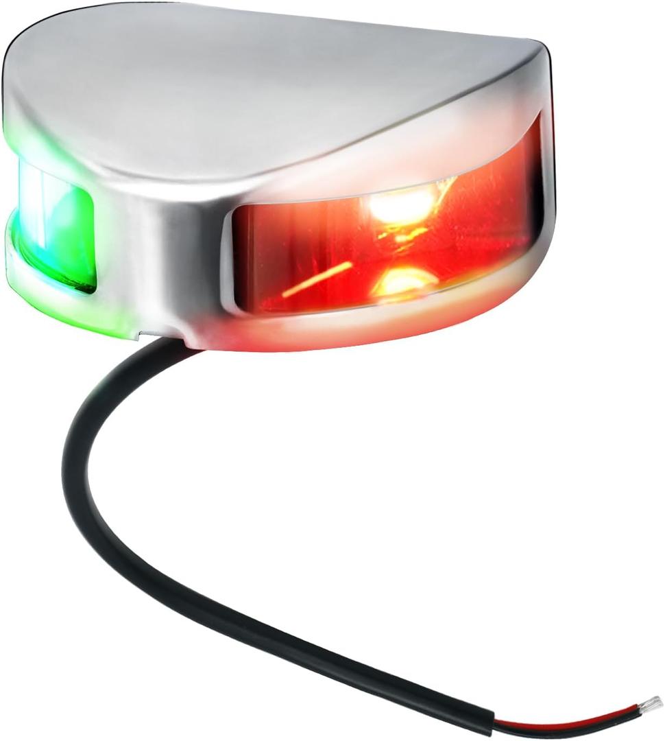 Young Marine #316 Stainless Steel LED Navigation Light - Perfect Front Light for Small Boats and Pontoons