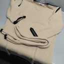 Fall Sweater Dresses for Women 2025 with Belt, Oversized Long Sleeve V Neck Knee Length A Line Color Block Knit Dress, Apricot, Small