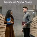 Daily Planner 2026 - Daily Calendar Planner(Jan - Dec 2026), One Page Per Day, Hourly Appointment Book with Time Slots, 5.7" x 8.3", Thick Paper (Grey)