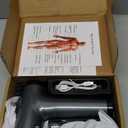 Massage Gun Deep Tissue, Handheld Electric Muscle Massager, High Intensity Percussion Massage Device for Pain Relief with 9 Attachments & 30 Speed (Grey)