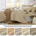 WRENSONGE King Size Comforter Sets, 7 Pieces Beige Soft Bed in a Bag King with Fitted Sheet, Flat Sheet, 2 Pillow Shams, and 2 Pillowcases- Warm Bedding Set for All Season