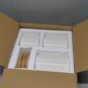 Farmlyn Creek Set of 3 Matte Black Kitchen Canister with Airtight Wooden Bamboo Lids, Kitchen Counter Containers, Food Storage Jars, Ideal for Storing Sugar, Coffee and Other Dry Goods, (3 Sizes)