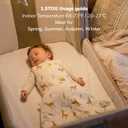 Momcozy Sleep Sack for Baby 0-6 Months, 1.5 TOG Baby Wearable Blanket with Supportive Plush Filling, Two-Way Zipper for Easy Diaper Changes, Snap-Fit Design for Growing Babies, Small, Giraffe