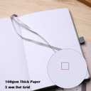 Dotted Journal Notebook for Women Men, Journals for Writing, A5 Aesthetic Dot Notebook for Work, Travel, School,190 Numbered Pages, 5.8x8.4 (Grey)