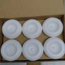 Aignis 24 Flameless LED Floating Candles, 3-Inch Plastic Battery Operated Tealights, Glow Time Over 120 Hours, Cozy Romantic White Light, Suitable for Pool/Bathtub/Hot Bath/Wedding Centerpiece Decor