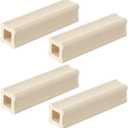 Nuanchu 4 Pack 4 x 1 Inch Kiln Post High Alumina Kiln Posts Square Ceramic Shelf Supports for High Temperature Kilns Sturdy Firing Posts