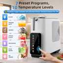 3-IN-1 Stainless Steel Slushie Machine for Home, BPA-Free