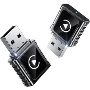 JDG Wireless CarPlay Adapter, Converts Wired CarPlay to Wireless, for Cars with Built-in Wired Apple Carplay, Super Mini USB Design Car Play Adapter for iPhone, (Black)