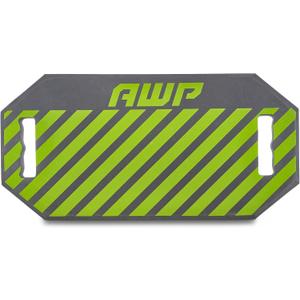 AWP Foam Kneeling Pad for Electricians, Carpenters, Mechanics, Plumbers, Landscapers & More | Shock Absorbing 1.5" Foam Kneeling Work Pad, | High Visibility Green (4 Pack)