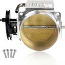 102mm Throttle Body for LS1 LS2 LS3 LS6 LS7 LSX LS 4 Bolts Drive by Cable without TPS IAC Aluminum Silver HTRACING