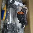 1HP Sewage Grinder Pump Submersible Effluent Pump, Sump Pump 110V 6400GPH with Automatic Float Switch,Stainless steel body and reamer.2'' NPT Discharge for Basement, Sump Basin.
