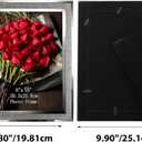 Calenzana 4 Pack 8x10 Picture Frames, Sparkle Glass Photo Frame 8 by 10 Set for Tabletop, Horizontal or Vertical Display